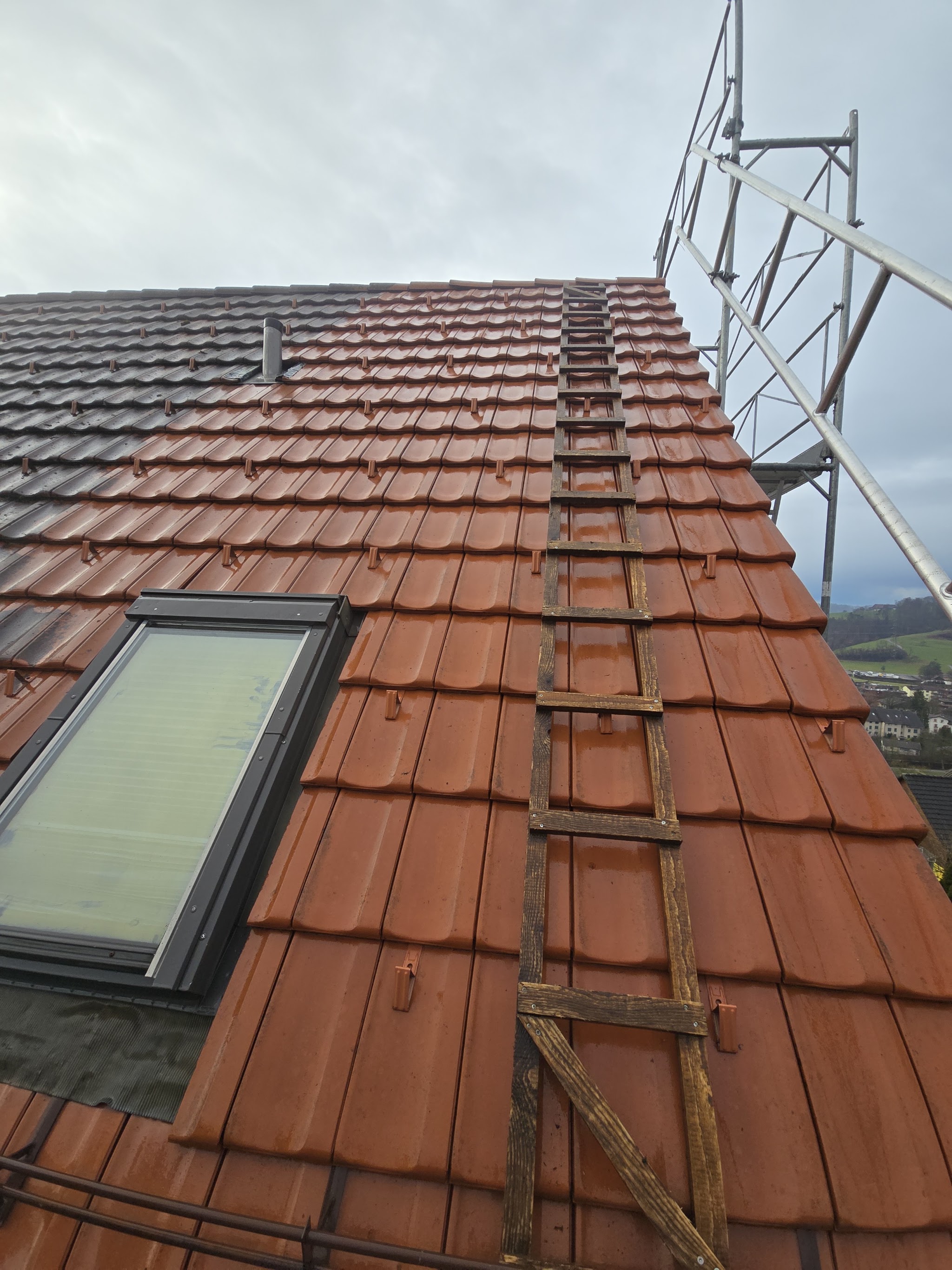 Steildach mit Gaubenausbau